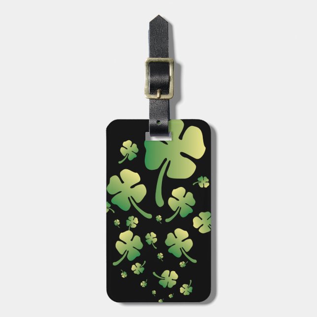 St. Patrick's Gradient Luggage Tag (Front Vertical)