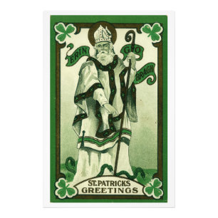 St. Patrick's Greetings (Erin Go Braugh) Photo Print
