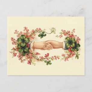 St. Patrick's Handshake Postcard