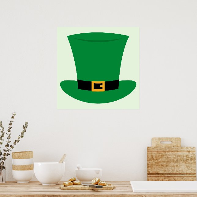 St. Patricks Hat Poster (Kitchen)