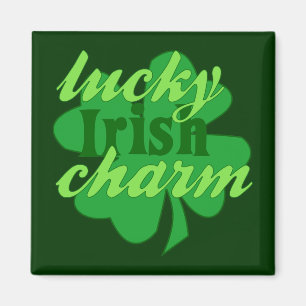 St. Patrick's Heart Lucky Charm Magnet