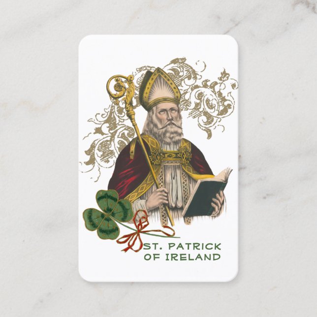 St. Patrick's  Holy Card Catholic Prayer (Front)