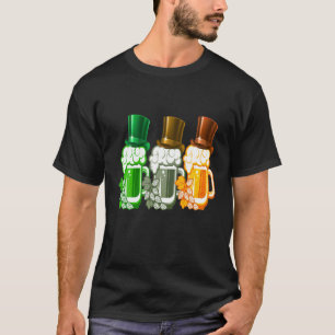 St Patrick's Irish Beer Drinking Team Ireland Flag T-Shirt