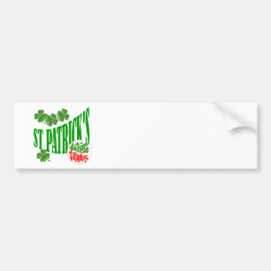 St Patrick's Irish Canadian Bumper Sticker