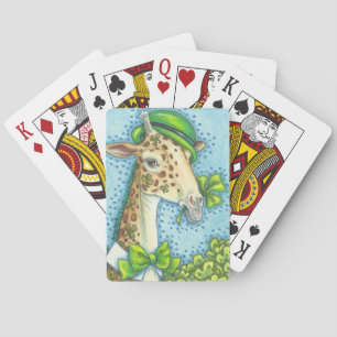 ST. PATRICK'S IRISH GIRAFFE PLAYING CARDS Poker