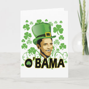 St Patrick's Irish O'Bama 2009 Card