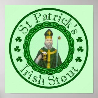 St. Patrick's Irish Stout Poster