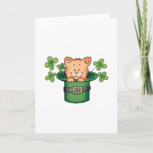 St. Patricks Kitty Card