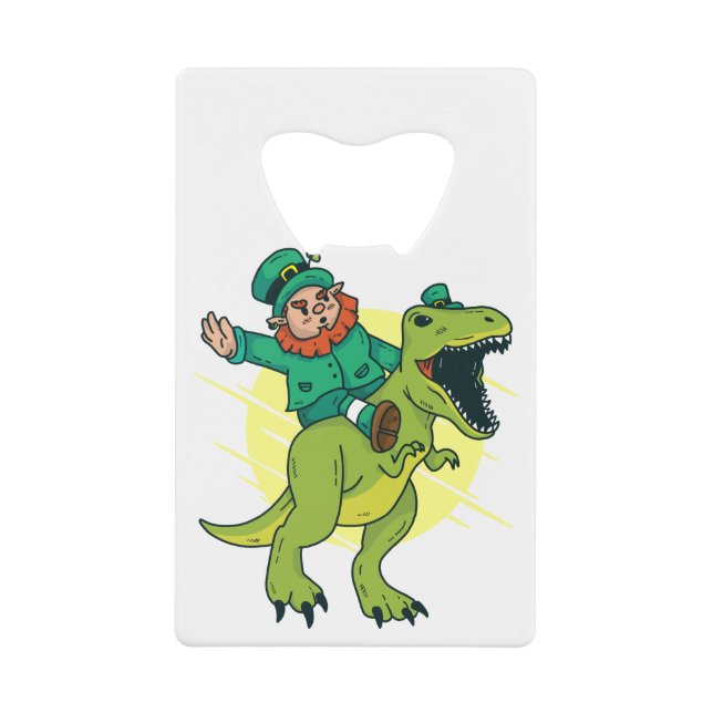 st patricks leprechaun dinosaur (Front)