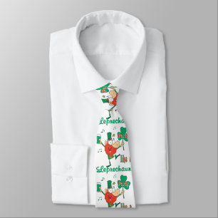 St. Patrick's Leprechaun Party Necktie