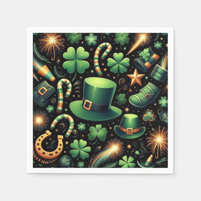 St. Patrick's Luck Napkin (Front)