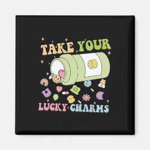 St. Patricks Lucky Nurse Take Your Lucky Charms Nu Magnet