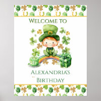 St Patricks Lucky One First Birthday Welcome