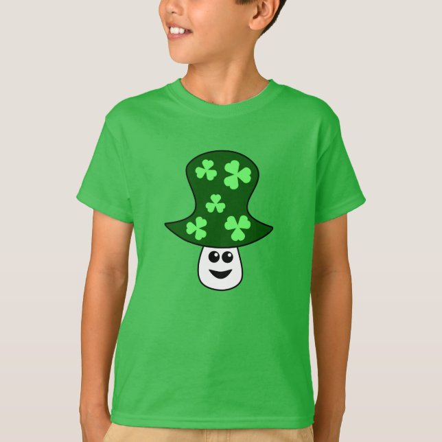 St. Patrick's Mushroom T-Shirt (Child) (Front)