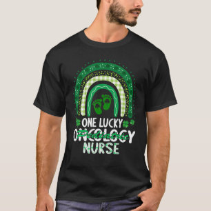 St Patricks One Lucky Pediatric Oncology Nurse Rn T-Shirt
