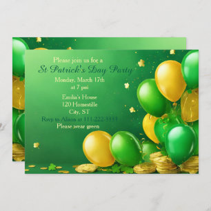 St Patrick's Party Invite