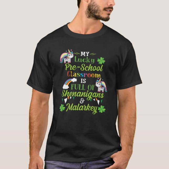 St Patrick's Party Pre-School Shenanigans T-Shirt (Front)