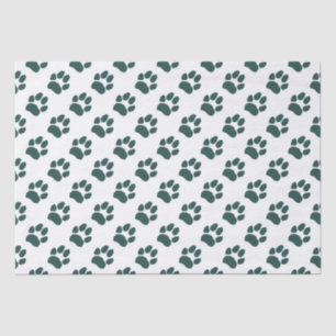St. Patrick's Paw Print Tissue Paper