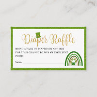 St. Patrick's Rainbow Baby Shower Diaper Raffle