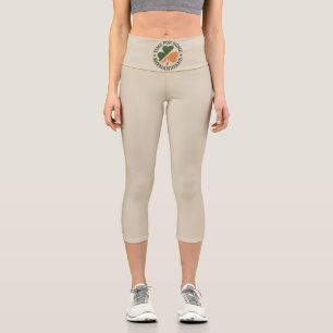 St. Patrick's Time For Some Shenanigans Clover Capri Leggings