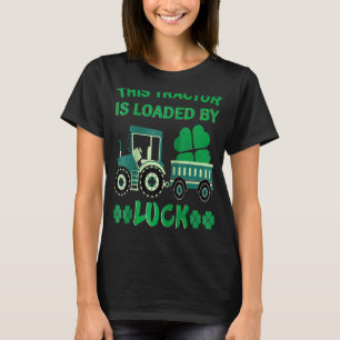 St Patrick's Tractor Shamrocks Tractor Truck Loads T-Shirt