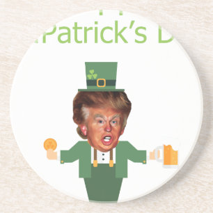 st patricks trump leprechaun coaster