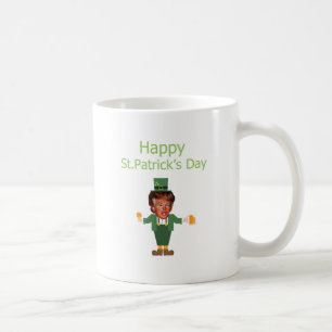 st patricks trump leprechaun coffee mug