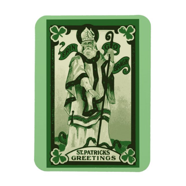 St. Patrick's Vintage Flexible Magnet (Vertical)