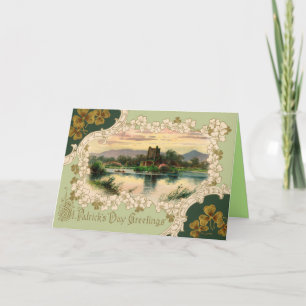 St. Patricks Vintage greeting card