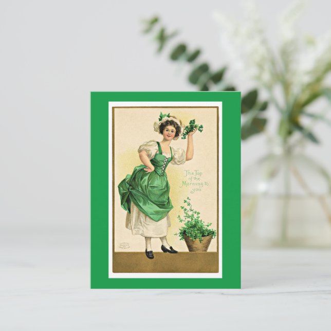 St. Patrick's vintage poster Postcard (Standing Front)