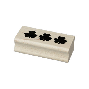 St Patricks'd Day three shamrocks Stamp