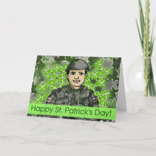 St.Patrick'sDay:Smiling Soldier(StPatricksDay1001) Card