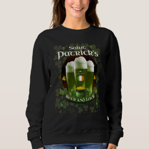 St Patricku2019s Day Beer luck Since 1973 Irish Fl Sweatshirt