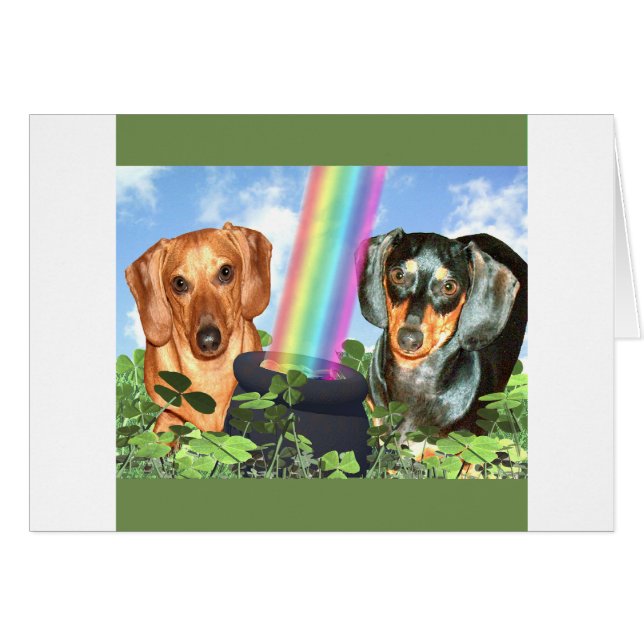 St Patricts Day Doxies (Front Horizontal)