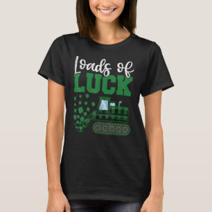 St Pats Excavator Truck Shirt, St Patricks Day Tod T-Shirt