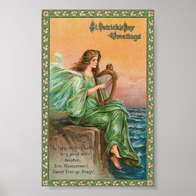 St. Pat's Harp Poster (Front)