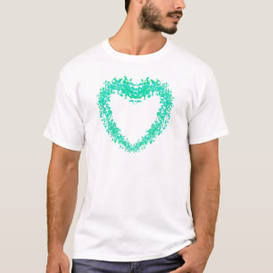 St. Patties day, abstract clover Irish hearts T-Shirt
