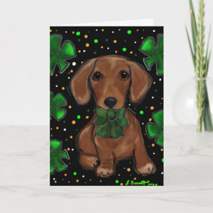 St.Patty Doxie Card