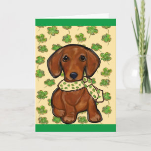 St.Patty Doxie  Card