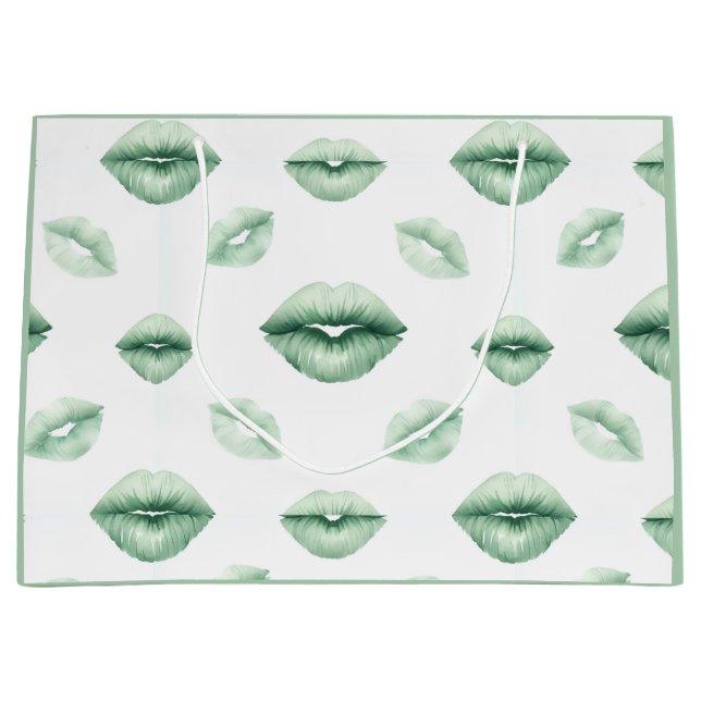 St Patty Kisses Large Gift Bag (Front)