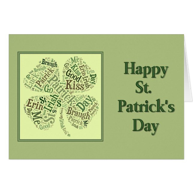 St. Patty's Clover Collage (Front Horizontal)