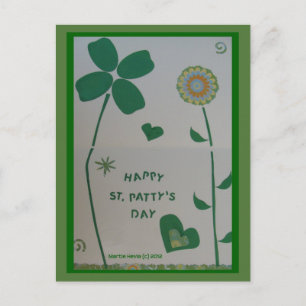 St. Patty's Day Blue Beach Song™ Postcard