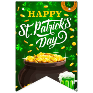 St Patty's Day bunting banner
