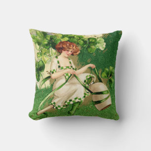 St. Patty's Day Girl Pillow