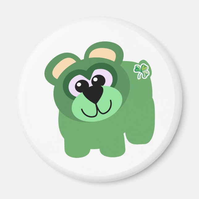 St. Pattys Day Goofkins bear Magnet (Front)