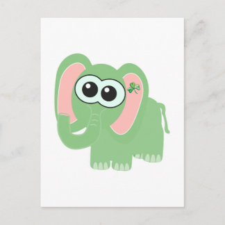 St. Pattys Day Goofkins elephant Postcard