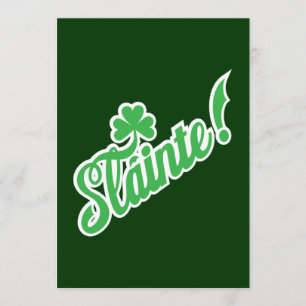 St. Patty's Day Invitation - Slainte! Cheers!