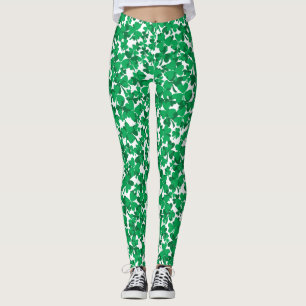 St Pattys Day Shamrocks Leggings