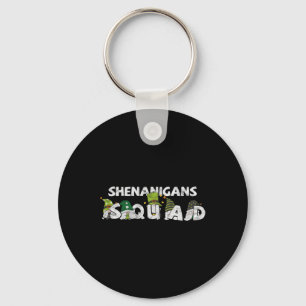 St Pattys Squad Gnomes St Patricks Day Shenanigans Key Ring