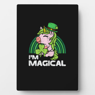St Pattys Toddler Kids Men Gaming Gamer St Patrick Plaque